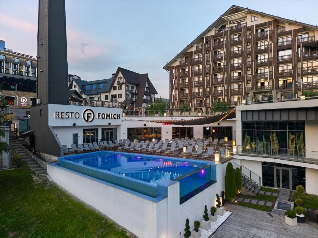 F&B Spa Resort (ex. Fomich Hotel) в Карпатах з видом на гори, фото 1 fomich.ua